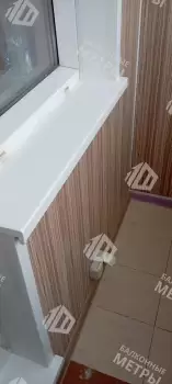 Отделка балкона сапожок с утеплением