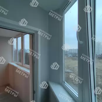 Отделка балкона с утеплением в многоквартирном доме