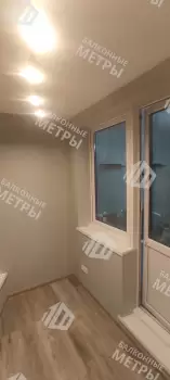 Отделка балкона с утеплением в многоквартирном доме