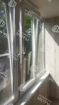 Отделка балкона с утеплением в многоквартирном доме