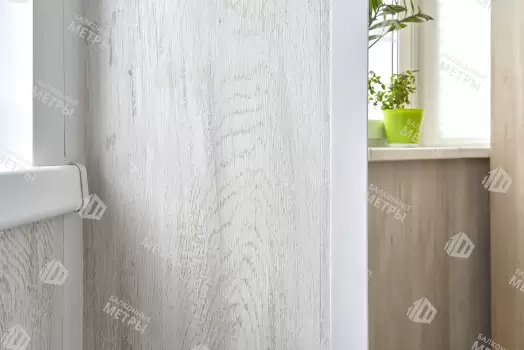 Отделка балкона ПВХ с утеплением