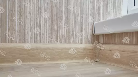 Отделка балкона МДФ с утеплением и остеклением