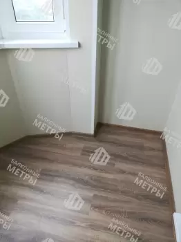 Остекление и отделка эркерной лоджии под ключ