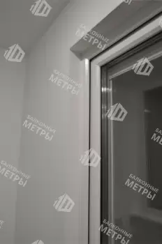 Остекление балкона в серии дома 01-ПЗ с утеплением и отделкой